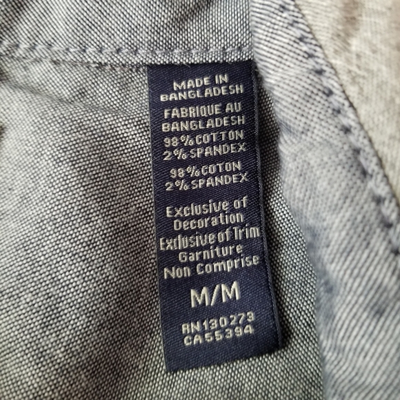 WRANGLER Set of 2 Woven Twill Classic Short Sleeve Shirts Size M - Picture 9 of 13